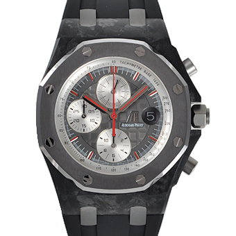 AUDEMARS PIGUET オーデマピゲ ロイヤルオーク コピー 26202AU.OO.D002CA.01 オフショアクロノ ヤルノ トゥルーリ グレー/シルバー【世界限定500本】